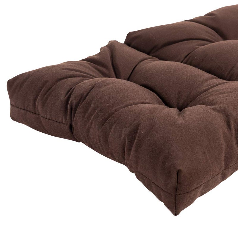 QILLOWAY Indoor/Outdoor Chaise Lounge Cushion,Spring/Summer Seasonal All Weather Replacement Cushions. (Dark Coffee/Brown/Chocolate) - Image 3